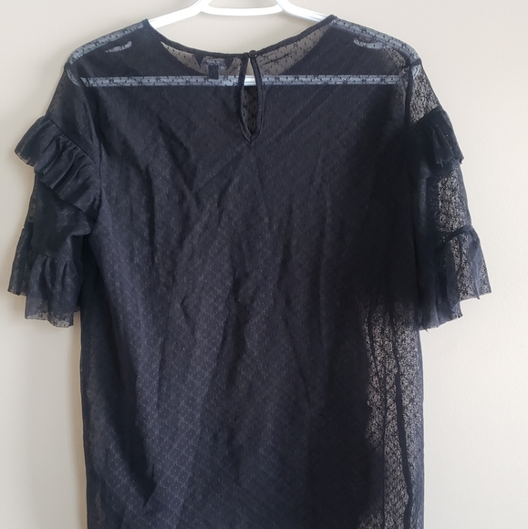 Black Large Blouse - Picture 3 of 4